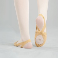 【Undine shop】 Rhythmic Gymnastic Shoes Elastic Half Shoes Ballet Shoes Ballet Flat Slippers Dance Sh