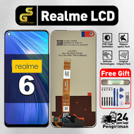 Original 100% LCD Realme 6 fullset asli Ori layar lcd hp touchscreen anti blue light FHD Digitizer R