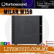 Turbosound Milan M15B 2200-Watt 15" Powered Subwoofer ( M-15B / M 15B )