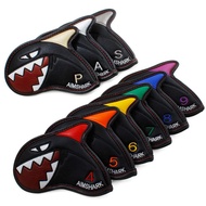 Golf Coloring Iron Covers/Set of 9/Golf Headcovers (Black Set)