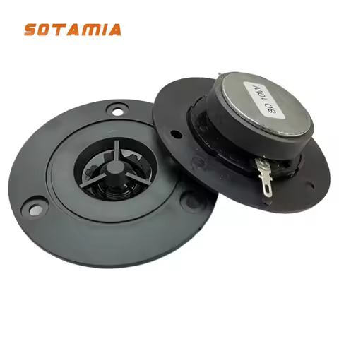 SOTAMIA 2Pcs 3 Inch Tweeter Loudspeaker 74mm 8 Ohm 10W HiFi Sound Music Speaker for Tweeter Equipmen