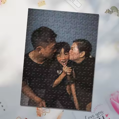 35/300/500/1097pcs Personalized Custom Family Photo Puzzle Puzzle From Picture Gift Personalized Puz