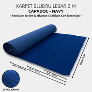 [Martha Carpet] CAPADOC Wool Carpet 100 cm x 200 cm - Premium Navy *