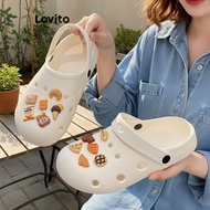 Lovito Casual Plain Eva Material No Smelly Feet Chocolate Comfortable Soft Sole Weekend Routine Flat