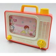 【七十年代初 • 日本製玩具】TOMY 電視機 嬰兒音樂盒