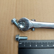 M6X16 M6X15 CAP BOLT WRENCH 10 LENGTH 1.5CM 1.5 CM 1.6CM 1.6 CM WHITE 15MM 15 MM 16MM 16 MM FLANGE B