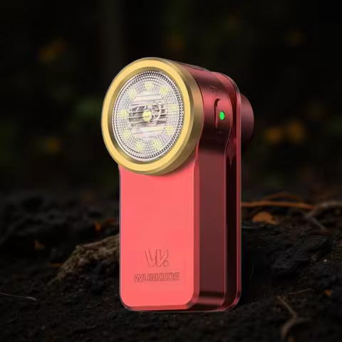 Wurkkos HD03 680LM Mini Clip Light USB Rechargeable Pocket Flashlight Spotlight/Floodlight Portable 