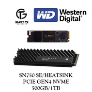 WD BLACK SN750/SN750 SE PCIE GEN 4 NVME SSD