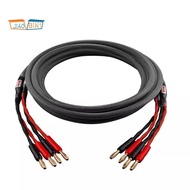 HiFi Speaker Cable for Amplifier Speaker 5.1 7.1 Gold Plug Horn Cable