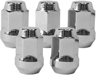 1/2-20 Chrome Wheel Lug Nut Compatible with Jeep Cherokee Wrangler Grand Cherokee Liberty Commander