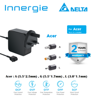 Innergie Universal Laptop Adapter Charger Acer with Built-in Cable (65W)