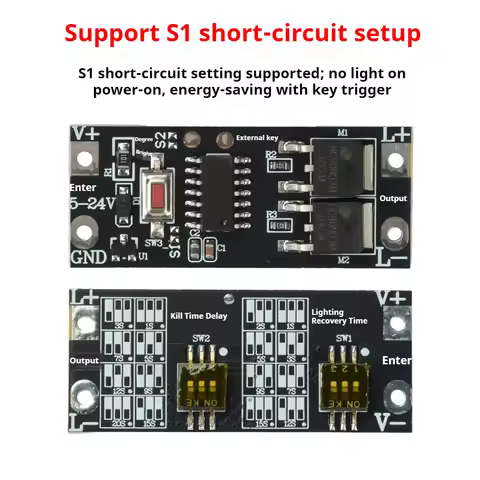 Led Controller Dimming Slow Start Board 100W LED Fade on/Fade off Slow Start Low Voltage Light with 