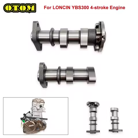 Motorcycle For LONCIN YBS300 Camshaft Assembly Intake Exhaust Cam Shaft HENGJIAN S7 KEWS K16 K23 STN