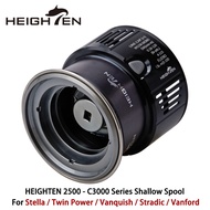 HEIGHTEN 2500-3000 Shallow Spool  Special For Stella / Twin Power / Vanquish / Stradic / Vanford Spi