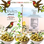 Olivko Premium Extra Virgin Olive Oil 3L Pure Minyak Zaitun Extra Virgin Premium Olivko 3L