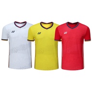 2026New Yonex Badminton Shirt National Team YY Sport Short Sleeve T-shirt Men Women Jersey Casual Sp