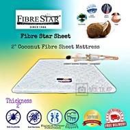 Fibre Star 2 Inches 100% Coconut Fibre Sheet Mattress Topper [Free Delivery]