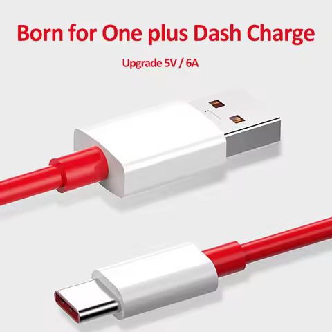 6A Fast Charge Cable for Oneplus Warp Dash USB C Charging Cables For One Plus 8 7 Pro 7t 7 T 6t 6 5t