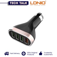LDNIO C701Q 6.6A Quick Charge 2.0 Technology Intelligent Smart 4 USB Car Charger