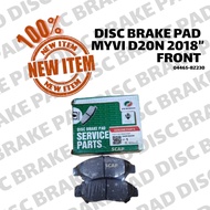 DISC BRAKE PAD SARAWAK PERODUA MYVI D20N 2018 FRONT 04465-BZ230 17332