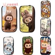 ROXUL Pencil Cases, Cute Cartoon Large Capacity Labubu Pencil Bag, Stationery Bag