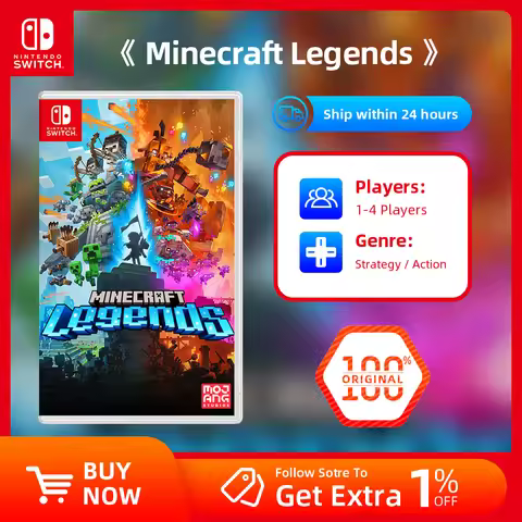 Nintendo Switch Game Deals - Minecraft Legends - Games Physical Cartridge for Switch OLED Lite