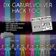 Alat Hack Tool DX Gaburevolver Kyoryuger / Zyudenchi Gabutyra Minityra