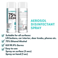 Aerosol Disinfectant Spray 75% Ethanol Alcohol - Ready to use