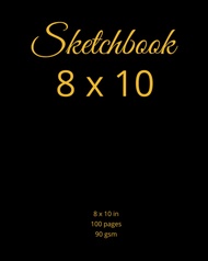 Sketchbook 8x10: 8 x 10 inches, 100 pages, 90 gsm, 8x10 Sketchbook, 8 x 10 Sketchbook, 8 x 10 Sketch