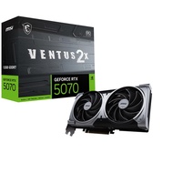 GeForce RTX 5070 12G VENTUS 2X OC MSI ブラック [グラフィックボード]