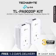 TP-link TL-PA9020P KIT | AV2000 2-Port Gigabit Passthrough Powerline Starter Kit