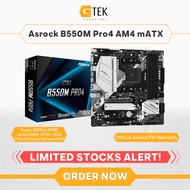 Asrock B550M Pro4 B550 AMD Ryzen AM4 mATX Motherboard