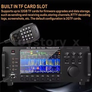 RS-998 HF Shortwave Transceiver 100W Full Frequency Spectrum Display Built-in Antenna Tuner Wide Fre