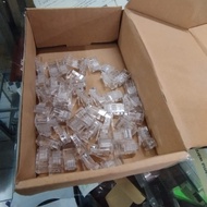 RJ45 UTP CAT 6 CONNECTOR RJ 45 CAT6 CONNECTOR/ contains 50 pcs