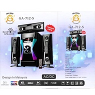 NEW ARRIVAL GOLD ASIA 3.1 HOME THEATER BLUETOOTH SYSTEM  *12000W PMPO*  **MODEL GA-712*
