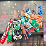 Tung Tung Tung Sahur Keychain Tralala Action Figure Game Doll Pendant