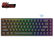 Royal Kludge RK837 RKG68 Mechanical Mini Wireless Keyboard With 60 Percent RGB Backlit RK G68- RK/Cherry/Gateron Switch