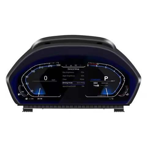 Autostereo 12.3 Inch Digital Cluster for 1 Serie E81 E82 E87 E88 Car Multimedia Player Dashboard Dis
