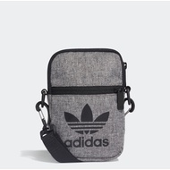 100% adidas ORIGINALS Mélange Festival Bag Unisex Black ED8687