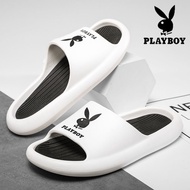 รองเท้าแตะพื้นนุ่มใหม่ของ Playboy รองเท้าชายหาดกันลื่นสำหรับผู้ชายรองเท้าแตะรองเท้าแตะและรองเท้าแตะน