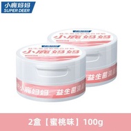 小鹿媽媽益生菌清新手白牙粉蜜桃味2盒100g