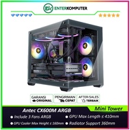 Antec CX600M ARGB - Mini Tower Gaming Case - Dual Chamber Design