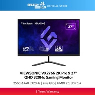 VIEWSONIC VX2766-2K-PRO-9 27” 2K QHD Monitor