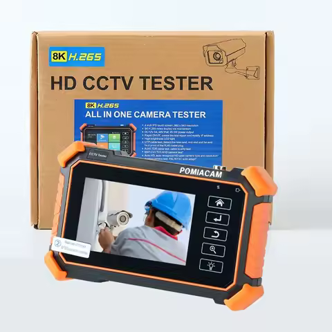 IPC-1910C Plus 4 inch CCTV TESTER IP Camera Monitor 8MP CVI TVI AHD Analog POE Digital Cable Tracer 
