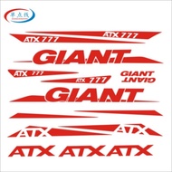 {New} Bicycle Sticker Road Bike Mountain Bike Frame Sticker ATX777 diy Sticker Engraving Hollow Tran