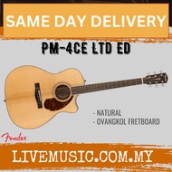 Fender PM-4CE Ltd Ed Auditorium Acoustic Guitar - Natural (PM4CE/PM 4CE)