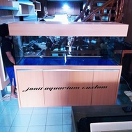 Promo aquarium 200x60x65 plus kabinet rangka hollo Berkualitas