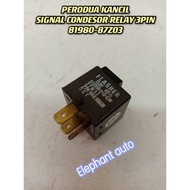 PERODUA KANCIL SIGNAL CONDENSOR RELAY 3 PIN 81980-87Z03