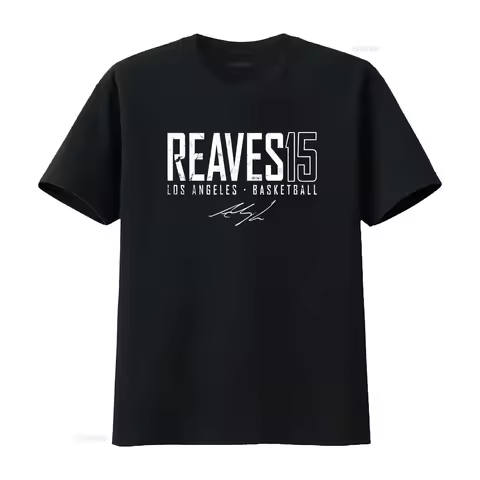 Austin Reaves 15 T Shirt Los Angeles Basketball Stylish Sports Fashion Wear vintage Washed Versatile