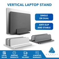 Vertical Laptop Stand Single Slot 17inch - Aluminum, Space-Saving, Stylish